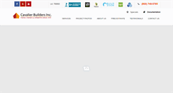 Desktop Screenshot of cavalierbuildersinc.com
